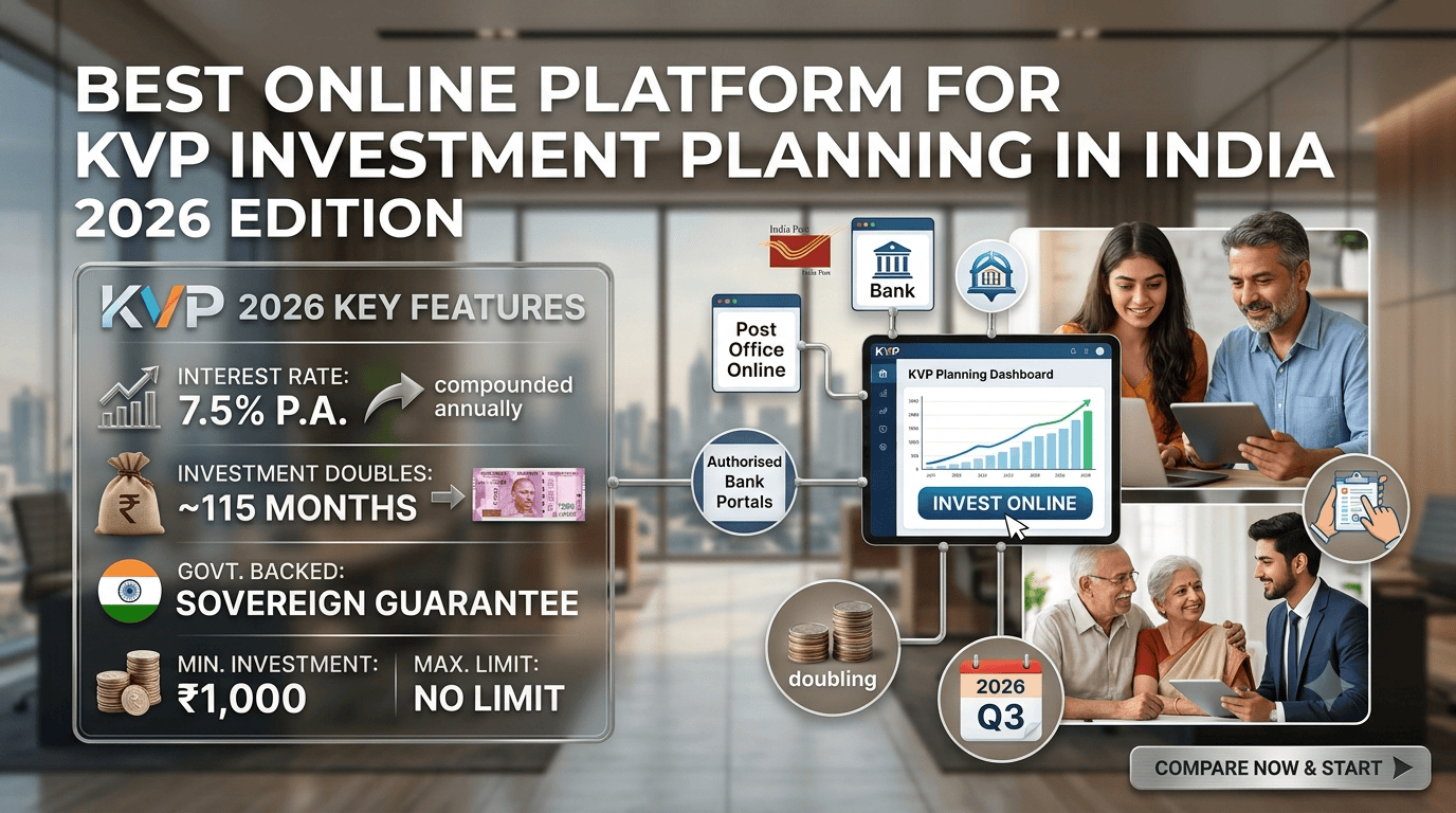 Best Online Platform for KVP Investment in India 2026 | Cready Blog